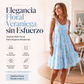 👗🔥 50% OFF POR TIEMPO LIMITADO | Vestido Midi Sin Mangas con Cuello O y Capas para Mujer ✨ Diseño Elegante, Cómodo y Favorecedor para Cualquier Ocasión