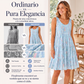 👗🔥 50% OFF POR TIEMPO LIMITADO | Vestido Midi Sin Mangas con Cuello O y Capas para Mujer ✨ Diseño Elegante, Cómodo y Favorecedor para Cualquier Ocasión