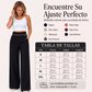 ⏰🔥 ¡OFERTA 50% OFF! 👖✨ Pantalones de Pierna Ancha de Cintura Alta para Mujer – Diseño con Ribete de Contraste, Elegancia y Comodidad Todo el Día 💃
