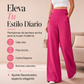 ⏰🔥 ¡OFERTA 50% OFF! 👖✨ Pantalones de Mujer de Talle Alto y Pierna Ancha – Diseño con Botones Laterales, Elegancia y Comodidad Todo el Día 💃