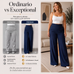 ⏰🔥 ¡OFERTA 50% OFF! 👖✨ Pantalones de Mujer de Talle Alto y Pierna Ancha – Diseño con Botones Laterales, Elegancia y Comodidad Todo el Día 💃