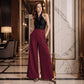 ⏰🔥 ¡OFERTA 50% OFF! 👖✨ Pantalones de Mujer de Talle Alto y Pierna Ancha – Diseño con Botones Laterales, Elegancia y Comodidad Todo el Día 💃