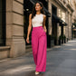 ⏰🔥 ¡OFERTA 50% OFF! 👖✨ Pantalones de Mujer de Talle Alto y Pierna Ancha – Diseño con Botones Laterales, Elegancia y Comodidad Todo el Día 💃