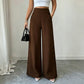 ⏰🔥 ¡OFERTA 50% OFF! 👖✨ Pantalones de Mujer de Talle Alto y Pierna Ancha – Diseño con Botones Laterales, Elegancia y Comodidad Todo el Día 💃