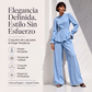 ⏰🔥 ¡OFERTA 50% OFF! 👗✨ Conjunto Elegante para Mujer con Blusa de Mangas Abullonadas y Pantalón de Pierna Ancha – Estilo Sofisticado, Cómodo y Favorecedor 💖