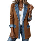 ⏰🔥 ¡OFERTA 50% OFF! 🧥✨ Cazadora de Punto con Parches de Mezclilla para Mujer – Estilo Urbano, Cómodo y Sofisticado 🍂