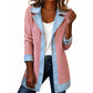 ⏰🔥 ¡OFERTA 50% OFF! 🧥✨ Cazadora de Punto con Parches de Mezclilla para Mujer – Estilo Urbano, Cómodo y Sofisticado 🍂