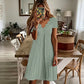 ⏰🔥 ¡OFERTA 50% OFF! 👗✨ Vestido de Mujer con Cuello en V Festoneado y Bordados Calados – Elegancia Femenina y Estilo Fresco 💖