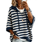 ⏰🔥 ¡OFERTA 50% OFF! 🧥✨ Jersey Sudadera con Capucha a Rayas para Mujer – Estilo Casual, Comodidad Cálida y Look Moderno 💖