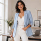⏰🔥 ¡OFERTA 50% OFF! 🧥✨ Blazer Elegante para Mujer – Silueta Entallada, Estilo Sofisticado y Look Chic para Oficina o Salidas 💃