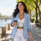 ⏰🔥 ¡OFERTA 50% OFF! 🧥✨ Blazer Elegante para Mujer – Silueta Entallada, Estilo Sofisticado y Look Chic para Oficina o Salidas 💃