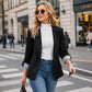 ⏰🔥 ¡OFERTA 50% OFF! 🧥✨ Blazer Elegante para Mujer – Silueta Entallada, Estilo Sofisticado y Look Chic para Oficina o Salidas 💃