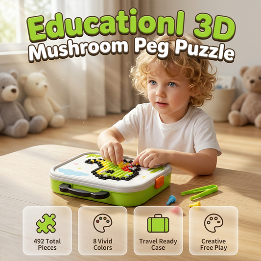 ⏰🔥 ¡OFERTA 50% OFF! 🧩🌈 Rompecabezas 3D Educativo de Setas con 492 Piezas – Creatividad, Aprendizaje y Diversión en Familia 👧✨