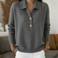 ⏰🔥 ¡OFERTA 50% OFF! 👗✨ Jersey de Punto Elegante con Cuello de Solapa para Mujer – Estilo Sofisticado, Cálido y Cómodo para Cada Día 🍂