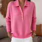 ⏰🔥 ¡OFERTA 50% OFF! 👗✨ Jersey de Punto Elegante con Cuello de Solapa para Mujer – Estilo Sofisticado, Cálido y Cómodo para Cada Día 🍂