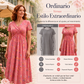 ⏰🔥 ¡OFERTA 50% OFF! 👗🌸 Vestido de Mujer con Cuello en V, Estampado Floral y Cintura Torcida – Elegancia Femenina, Figura Favorecida y Comodidad Todo el Día ✨
