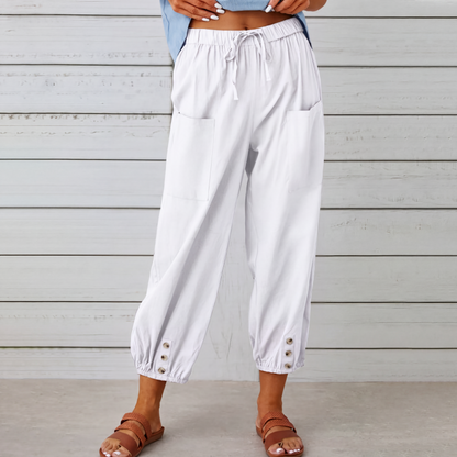 ⏰🔥 ¡OFERTA 50% OFF! 💎👖 Pantalones Anchos de Algodón y Lino para Mujer 2026 – Frescos, Cómodos y Elegantes para el Verano 🍃✨
