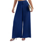 ⏰🔥 ¡OFERTA 50% OFF! 👖✨ Pantalones Plisados de Pierna Ancha para Mujer – Cintura Alta, Elegantes y Cómodos Todo el Día 🌸