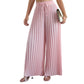 ⏰🔥 ¡OFERTA 50% OFF! 👖✨ Pantalones Plisados de Pierna Ancha para Mujer – Cintura Alta, Elegantes y Cómodos Todo el Día 🌸