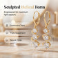 ⏰🔥 ¡OFERTA 50% OFF! 💎✨ Pendientes de Cristal en Espiral Dorada – Diseño Elegante y Brillante para Resaltar tu Belleza en Cada Ocasión 🌟