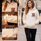 ⏰🔥 ¡OFERTA 50% OFF! 🐮🧸 Sudadera con Capucha de Vaca Highland para Mujer – Forro Polar Suave, Diseño Adorable y Máxima Comodidad ✨