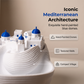 ⏰🔥 ¡OFERTA 50% OFF! 🏝️🤍 Bol Cerámico para Llaves Estilo Santorini – Decoración Mediterránea Elegante y Organizador Perfecto para Entrada ✨