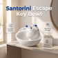 ⏰🔥 ¡OFERTA 50% OFF! 🏝️🤍 Bol Cerámico para Llaves Estilo Santorini – Decoración Mediterránea Elegante y Organizador Perfecto para Entrada ✨