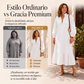 ⏰🔥 ¡OFERTA 50% OFF! 👗✨ Vestido de Mujer con Cuello Alzado, Media Cremallera y Mangas de Farol – Elegancia Moderna, Estilo Femenino y Comodidad Todo el Día 💖