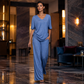 Women’s Casual V-Neck Top & Wide-Leg Pants Set