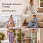 Conjunto de túnica informal y pantalones de pierna ancha para mujer