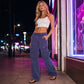 Women's Vintage Wide Leg Cargo Pants