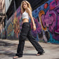 Women's Vintage Wide Leg Cargo Pants