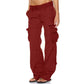 Women's Vintage Wide Leg Cargo Pants