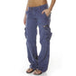 Women's Vintage Wide Leg Cargo Pants