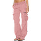 Women's Vintage Wide Leg Cargo Pants