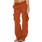 ⏰🔥 ¡OFERTA 50% OFF! 👖✨ Pantalón Cargo Vintage de Pierna Ancha para Mujer – Corte Holgado, Múltiples Bolsillos y Estilo Urbano Cómodo