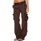 Women's Vintage Wide Leg Cargo Pants
