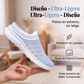 Zapatillas tipo mula sin cordones de malla transpirable para mujer