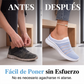 Zapatillas tipo mula sin cordones de malla transpirable para mujer
