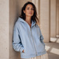 🔥⏰ ¡OFERTA 50% OFF! 🧥 Chaqueta con Capucha y Cremallera para Mujer – Corte Holgado, Estilo Lavado y Comodidad para Cada Día ✨