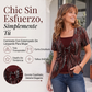 ⏰🔥 ¡OFERTA 50% OFF! 🐆👕 Camiseta de Mujer con Estampado de Leopardo y Anilla en O – Diseño Falso de Dos Piezas para un Look Moderno y Llamativo ✨