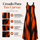 ⏰🔥 ¡OFERTA 50% OFF! 👗✨ Vestido Largo de Rayas para Mujer Talla Grande – Sin Mangas, Cómodo y Elegante para un Look Fresco y Favorecedor