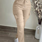 ⏰🔥 ¡OFERTA 50% OFF! 👖✨ Pantalones Cargo Casuales para Mujer con Cintura de Cordón – Cómodos, Holgados y Perfectos para el Día a Día