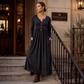 ⏰🔥 ¡OFERTA 50% OFF! 👗✨ Vestido Plisado con Botones y Cuello en V para Mujer – Elegante, Femenino y Versátil para Cualquier Ocasión