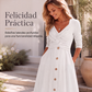⏰🔥 ¡OFERTA 50% OFF! 👗✨ Vestido Largo de Punto con Cuello en V para Mujer – Silueta Elegante, Bolsillos Prácticos y Comodidad para Todo el Día