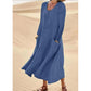 ⏰🔥 ¡OFERTA 50% OFF! 👗🌿 Vestido Largo de Algodón y Lino para Mujer – Corte en A, Bolsillos Prácticos y Comodidad Relajada para Todos los Días ✨