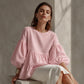 ⏰🔥 ¡OFERTA 50% OFF! 👚🌸 Blusa de Verano para Mujer con Mangas de Farol y Volantes Escalonados – Femenina, Fresca y Elegante ✨