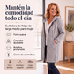 ⏰🔥 ¡OFERTA 50% OFF! 💕🧥 Sudadera con Capucha Larga para Mujer – Forro Polar, Bolsillos y Diseño Tipo Túnica para Mantenerte Cálida y Cómoda ❄️✨