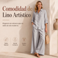 ⏰🔥 ¡OFERTA 50% OFF! 👚👖 Conjunto Retro de Algodón y Lino para Mujer – Camisa Cómoda y Pantalones de Pierna Ancha para un Look Relajado y Elegante ✨