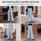 ⏰🔥 ¡OFERTA 50% OFF! 👖✨ Pantalón de Traje de Talle Alto para Mujer – Corte Recto, Tejido Antiarugas y Estilo Elegante para Oficina y Uso Diario